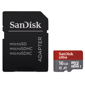 SanDisk MicroSDHC Ultra Android 16GB 98MB/s CL10, A1